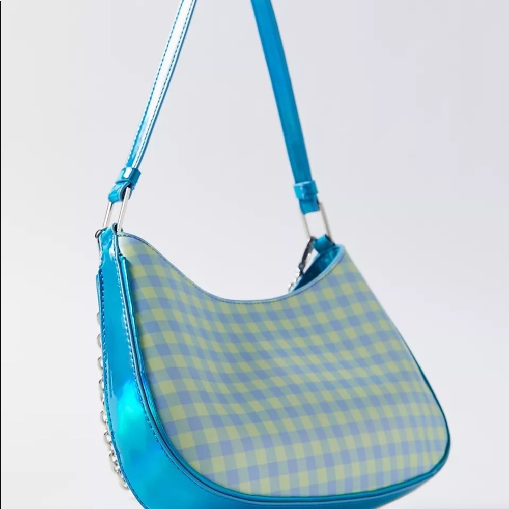 Urban Outfitters Beth Baguette Bag NWT - Blue - Picture 2 of 8